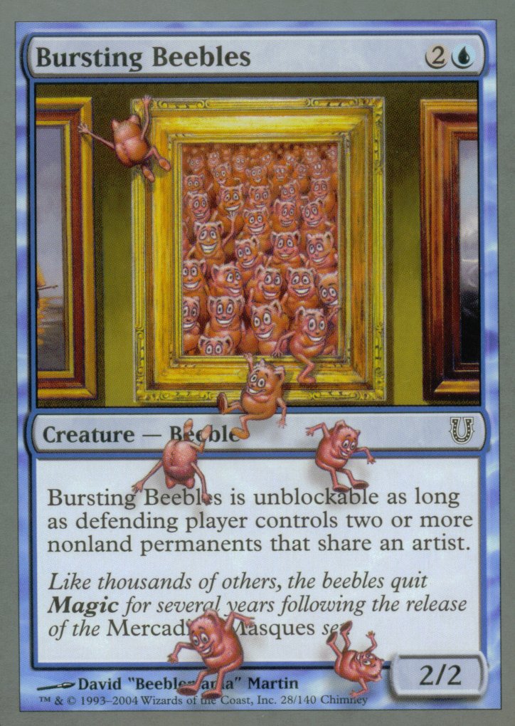 Bursting Beebles (Unhinged) Medium Play