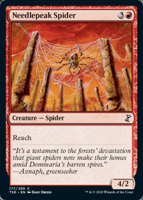 Needlepeak Spider (Time Spiral Remastered) Light Play Foil