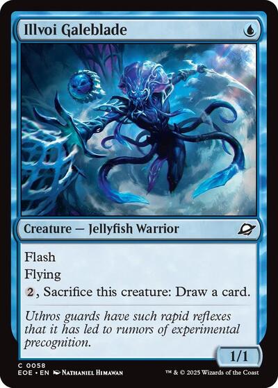 Illvoi Galeblade (Edge of Eternities) Near Mint Foil
