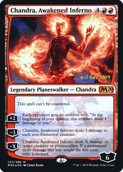 Chandra, Awakened Inferno (Promos: Prerelease Cards) Light Play Foil