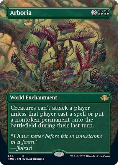 Arboria (Borderless) (Dominaria Remastered) Near Mint Foil
