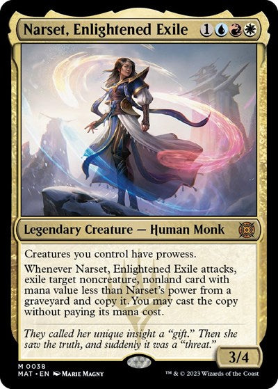 Narset, Enlightened Exile (March of the Machine: The Aftermath) Near Mint Foil