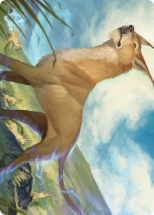 Blink Dog Art Card (Art Series: Adventures in the Forgotten Realms) Near Mint