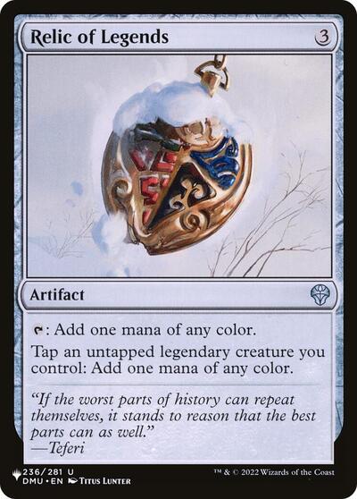Relic of Legends (The List) Light Play