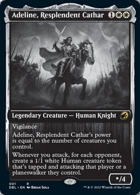 Adeline, Resplendent Cathar (Innistrad: Double Feature) Light Play Foil