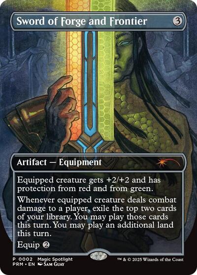Sword of Forge and Frontier (Borderless) (Promos: Unique and Miscellaneous) Near Mint