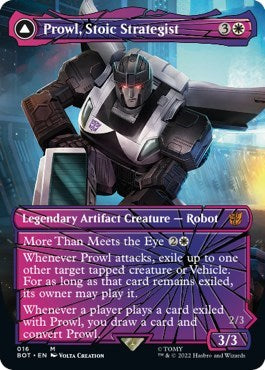 Prowl, Stoic Strategist (Shattered Glass) (Universes Beyond: Transformers) Near Mint