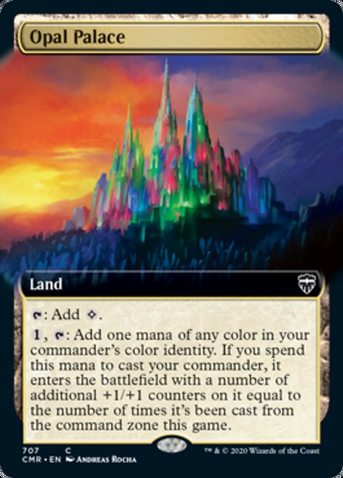 Opal Palace (Extended Art) (Commander Legends) Near Mint