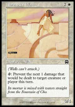 Alabaster Wall (Mercadian Masques) Near Mint