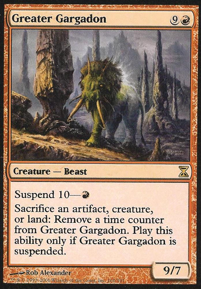 Greater Gargadon (Time Spiral) Near Mint