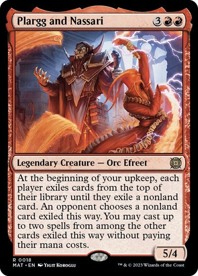 Plargg and Nassari (March of the Machine: The Aftermath) Near Mint Foil