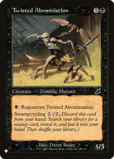 Twisted Abomination (The List) Medium Play