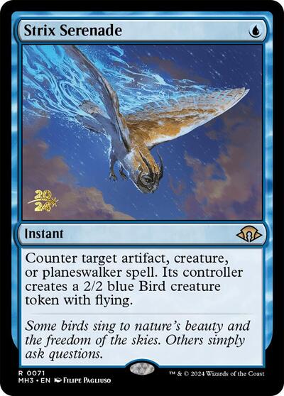 Strix Serenade (Promos: Prerelease Cards) Light Play Foil
