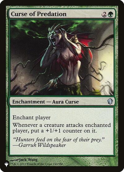 Curse of Predation (The List) Light Play
