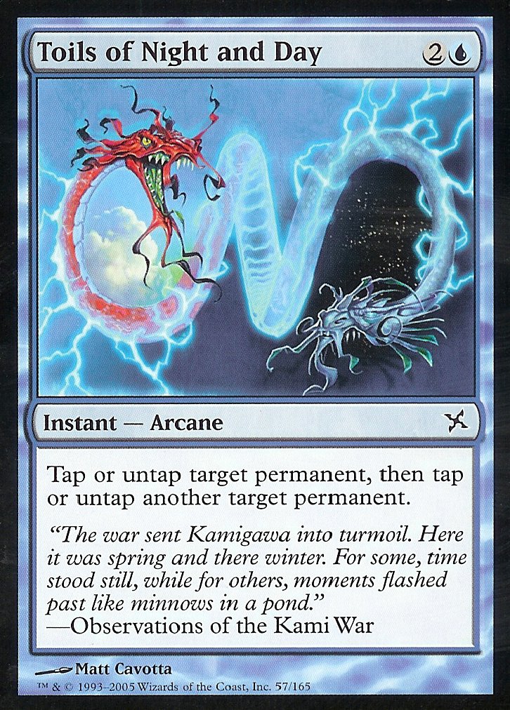 Toils of Night and Day (Betrayers of Kamigawa) Light Play Foil