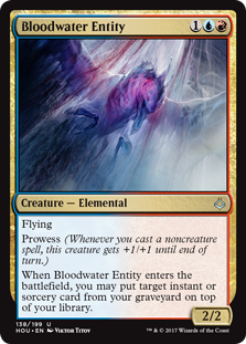 Bloodwater Entity (Hour of Devastation) Light Play Foil