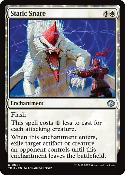 Static Snare (Tarkir: Dragonstorm) Near Mint Foil