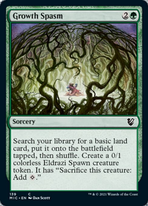 Growth Spasm (Commander 2021 Midnight Hunt) Near Mint