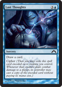 Last Thoughts (Gatecrash) Near Mint