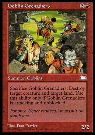 Goblin Grenadiers (Weatherlight) Near Mint