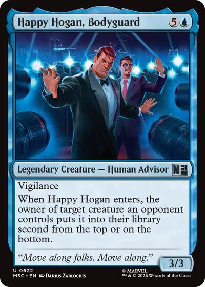 Happy Hogan, Bodyguard (Commander: Marvel Super Heroes) Near Mint