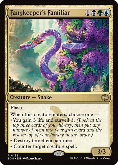 Fangkeeper's Familiar (Promo Pack: Tarkir: Dragonstorm) Near Mint Foil
