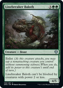 Linebreaker Baloth (Dominaria United) Medium Play Foil