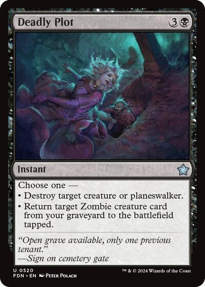 Deadly Plot (Foundations) Near Mint