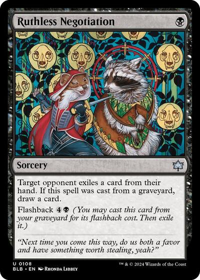 Ruthless Negotiation (Bloomburrow) Near Mint Foil