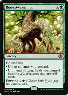 Rude Awakening (Duel Decks Anthology: Garruk vs Liliana) Light Play