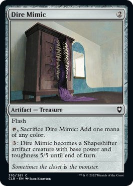 Dire Mimic (Commander Legends: Battle for Baldur's Gate) Medium Play Foil