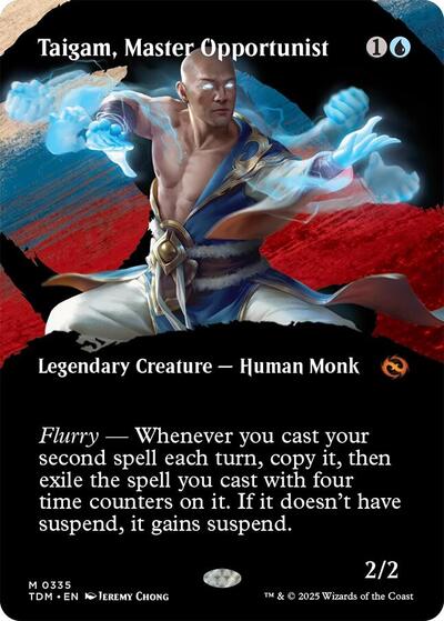 Taigam, Master Opportunist (Borderless) (Tarkir: Dragonstorm) Near Mint