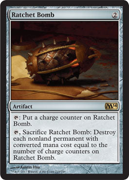Ratchet Bomb (Magic 2014 Core Set) Light Play Foil