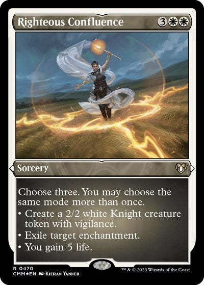 Righteous Confluence (Foil Etched) (Commander Masters) Near Mint Foil