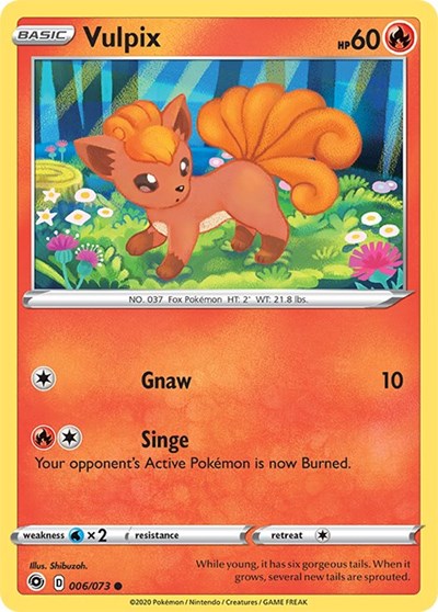 Vulpix (Champion's Path) Light Play Reverse Holofoil