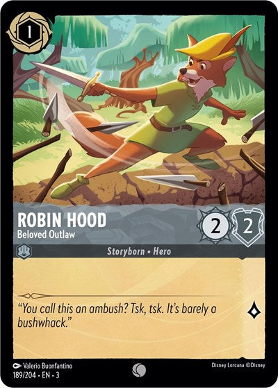 Robin Hood - Beloved Outlaw (Into the Inklands) Near Mint Cold Foil