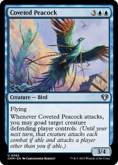 Coveted Peacock (Commander Masters) Near Mint Foil