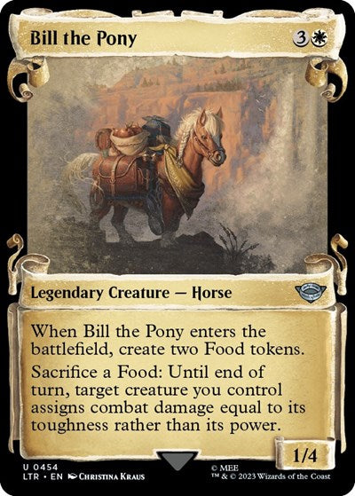 Bill the Pony (Showcase Scrolls) (Universes Beyond: The Lord of the Rings: Tales of Middle-earth) Light Play Foil