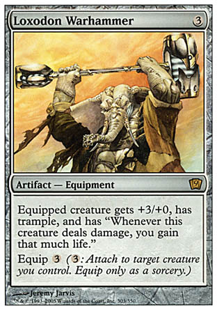 Loxodon Warhammer (9th Edition) Near Mint Foil