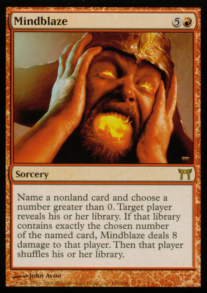 Mindblaze (Champions of Kamigawa) Heavy Play