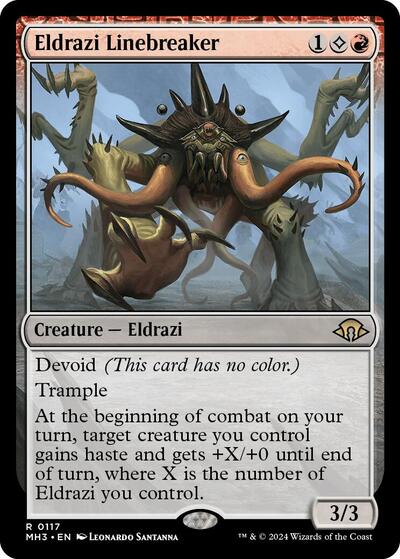 Eldrazi Linebreaker (Modern Horizons 3) Damaged / Poor