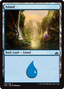 Island (Rivals of Ixalan) Near Mint Foil