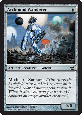 Arcbound Wanderer (Modern Masters) Light Play Foil