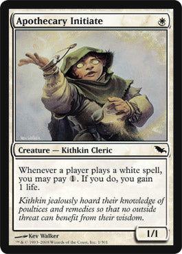 Apothecary Initiate (Shadowmoor) Light Play Foil