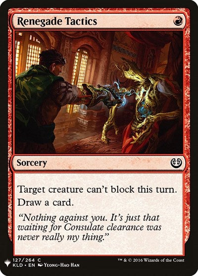 Renegade Tactics (Mystery Booster) Light Play