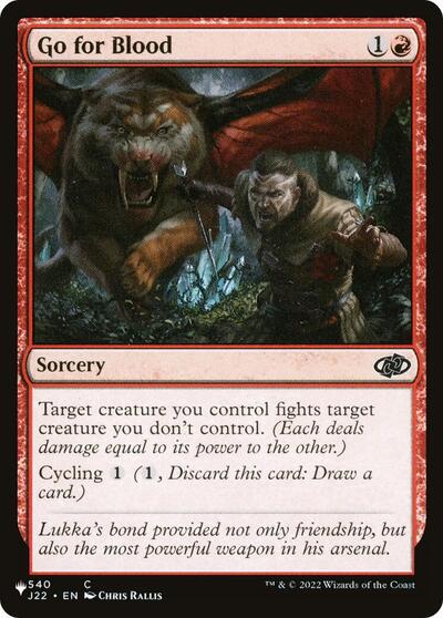 Go for Blood (The List) Medium Play