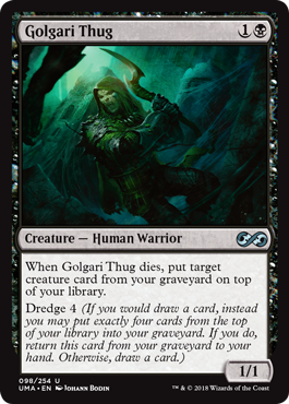 Golgari Thug (Ultimate Masters) Light Play Foil