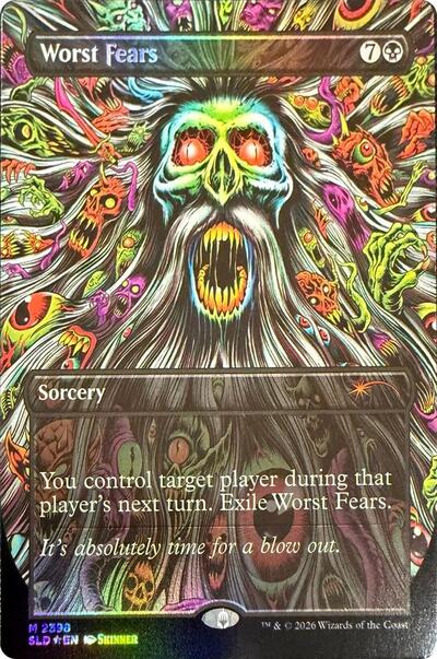 Worst Fears (Secret Lair) Light Play Foil