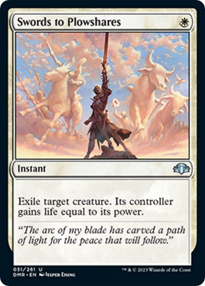 Swords to Plowshares (Dominaria Remastered) Near Mint