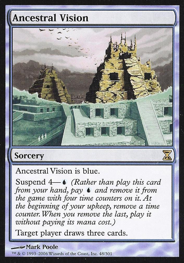 Ancestral Vision (Time Spiral) Medium Play Foil